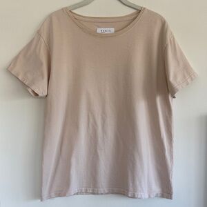 Harlin Classic Short Sleeve Tee in Blush